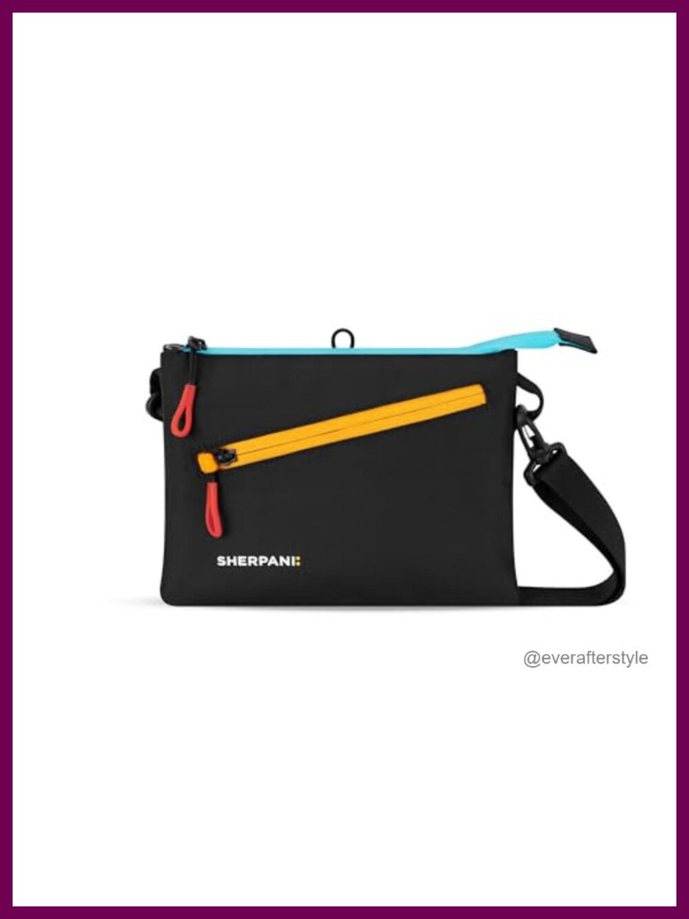 Small Nylon Crossbody Purse RFID Recycled Compact Everyday Bag
